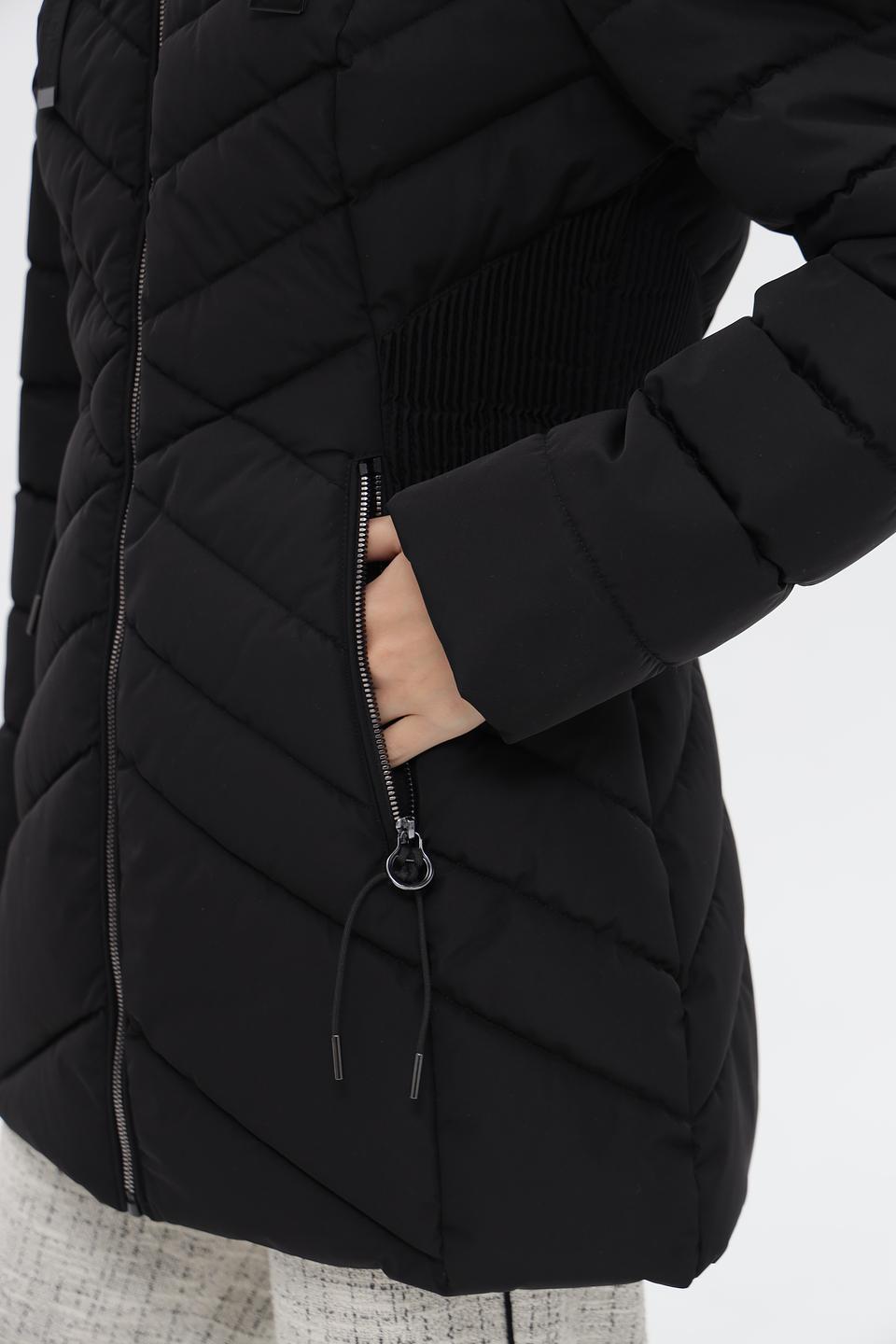 Куртка District стеганая чёрная