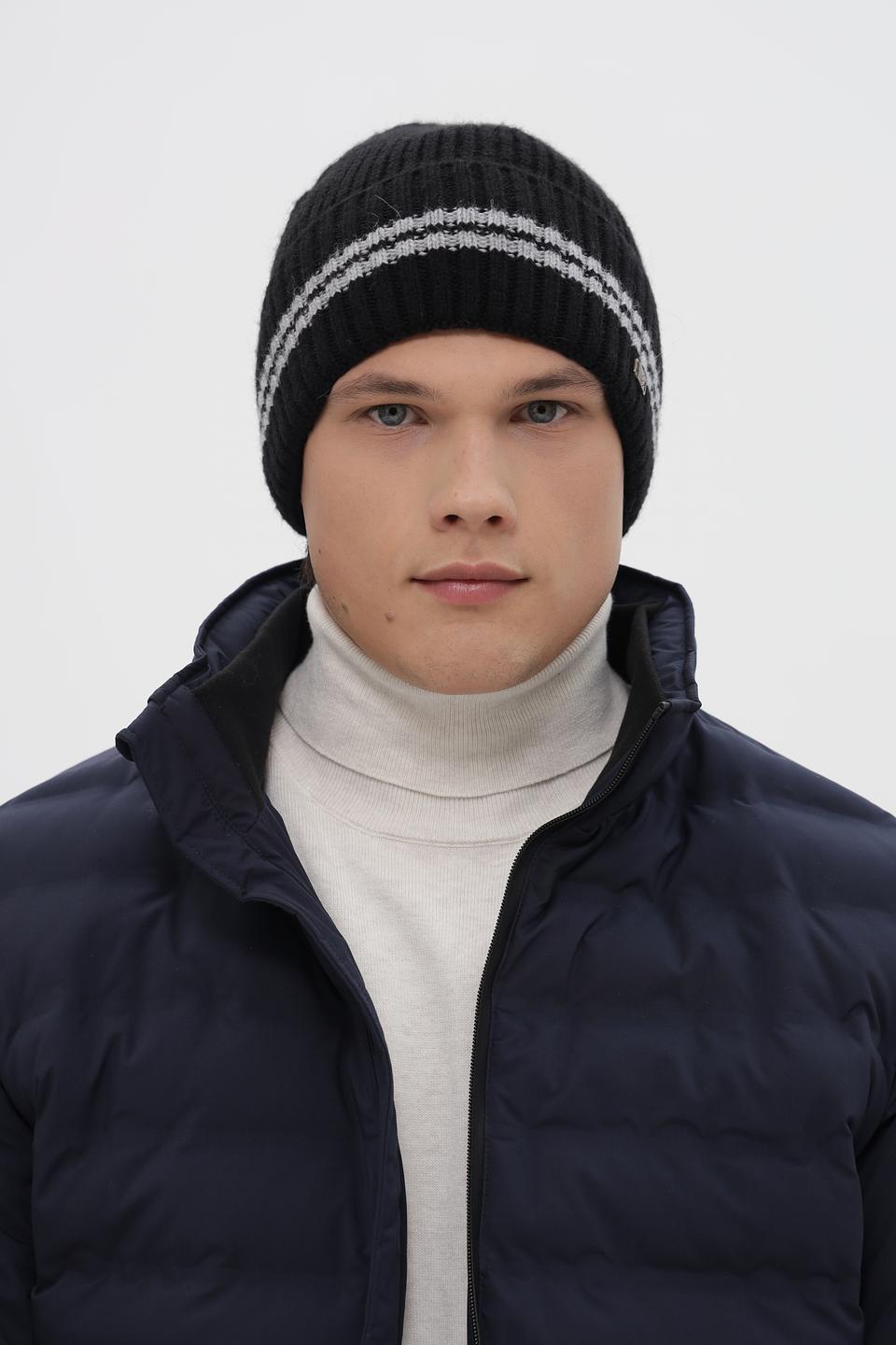 Шапка Marhatter мужская чёрная