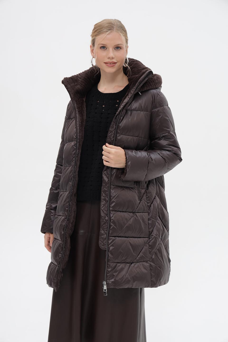 Пальто Milestone с мехом