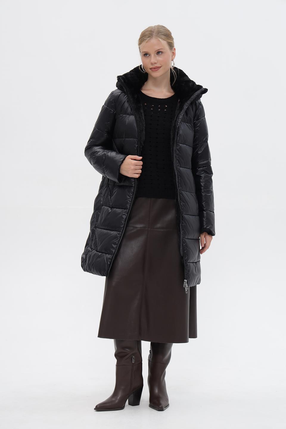 Пальто Milestone с мехом