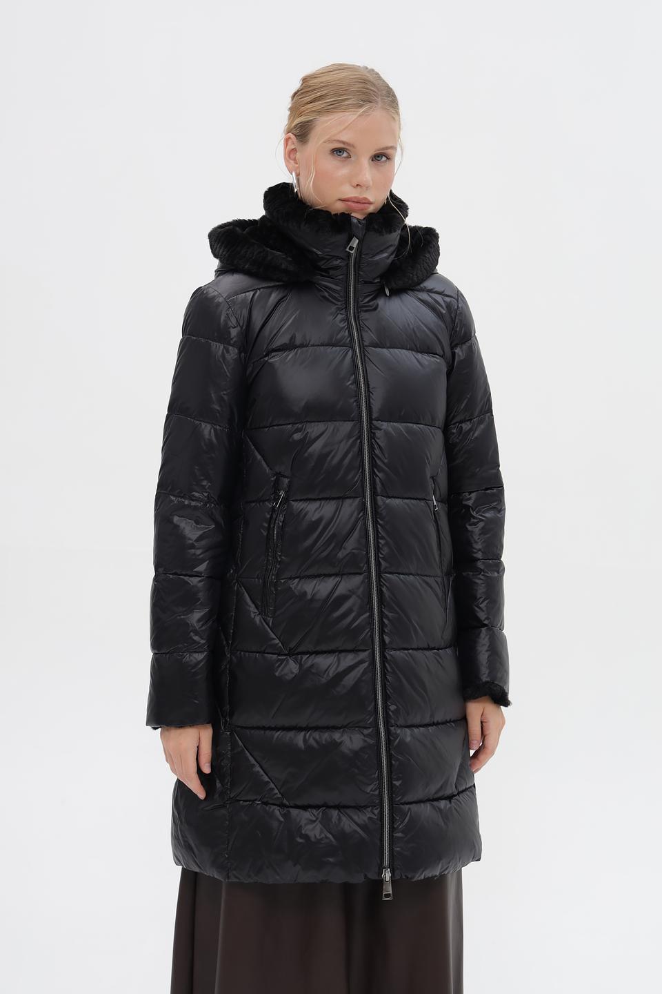 Пальто Milestone с мехом