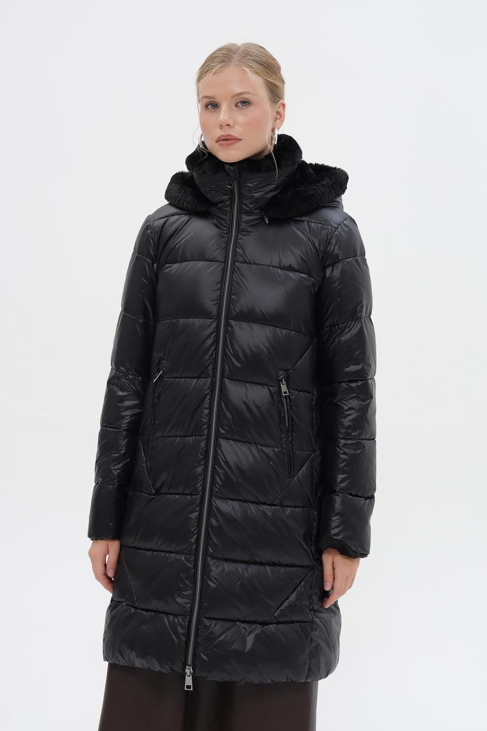 Пальто Milestone с мехом