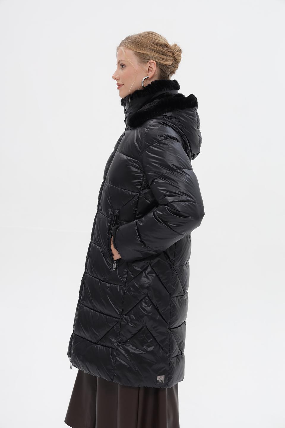 Пальто Milestone с мехом