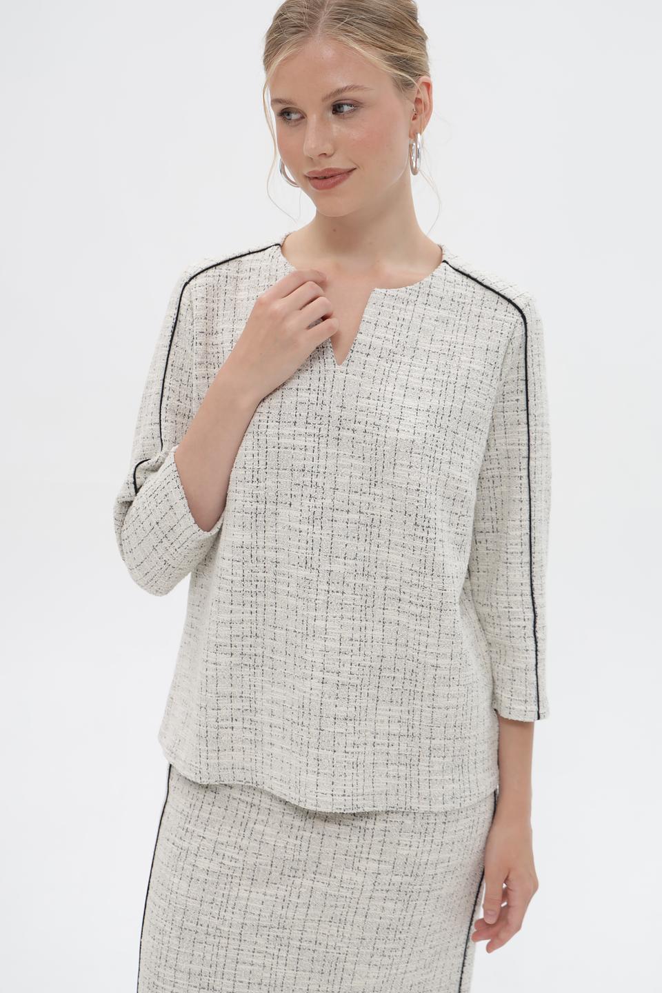 Пуловер Frank Walder в клетку