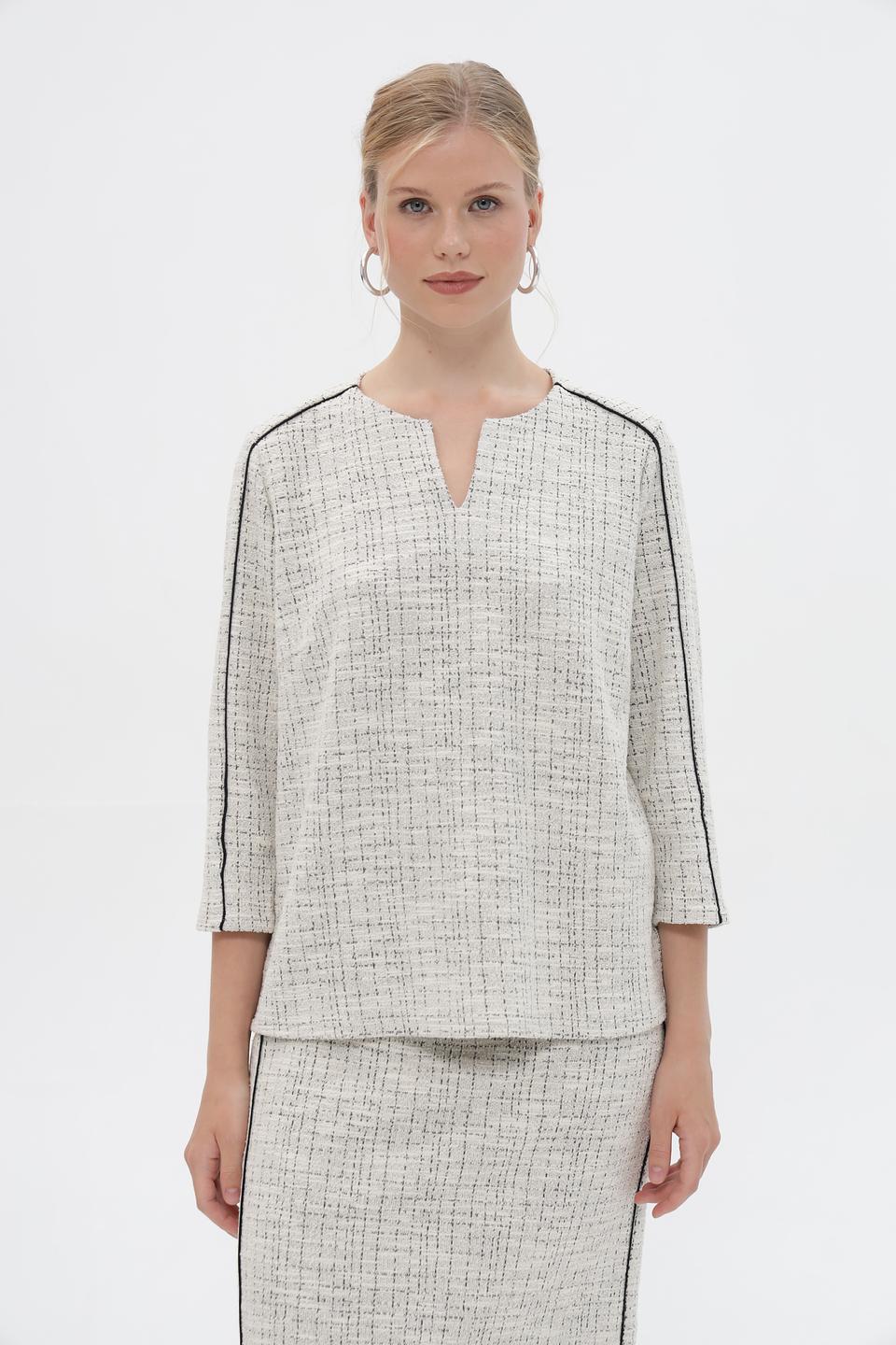 Пуловер Frank Walder в клетку