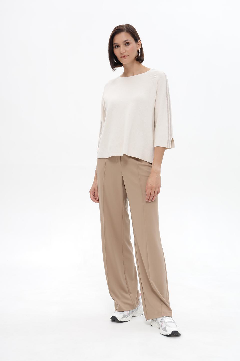 Пуловер Lecomte с разрезами на рукавах