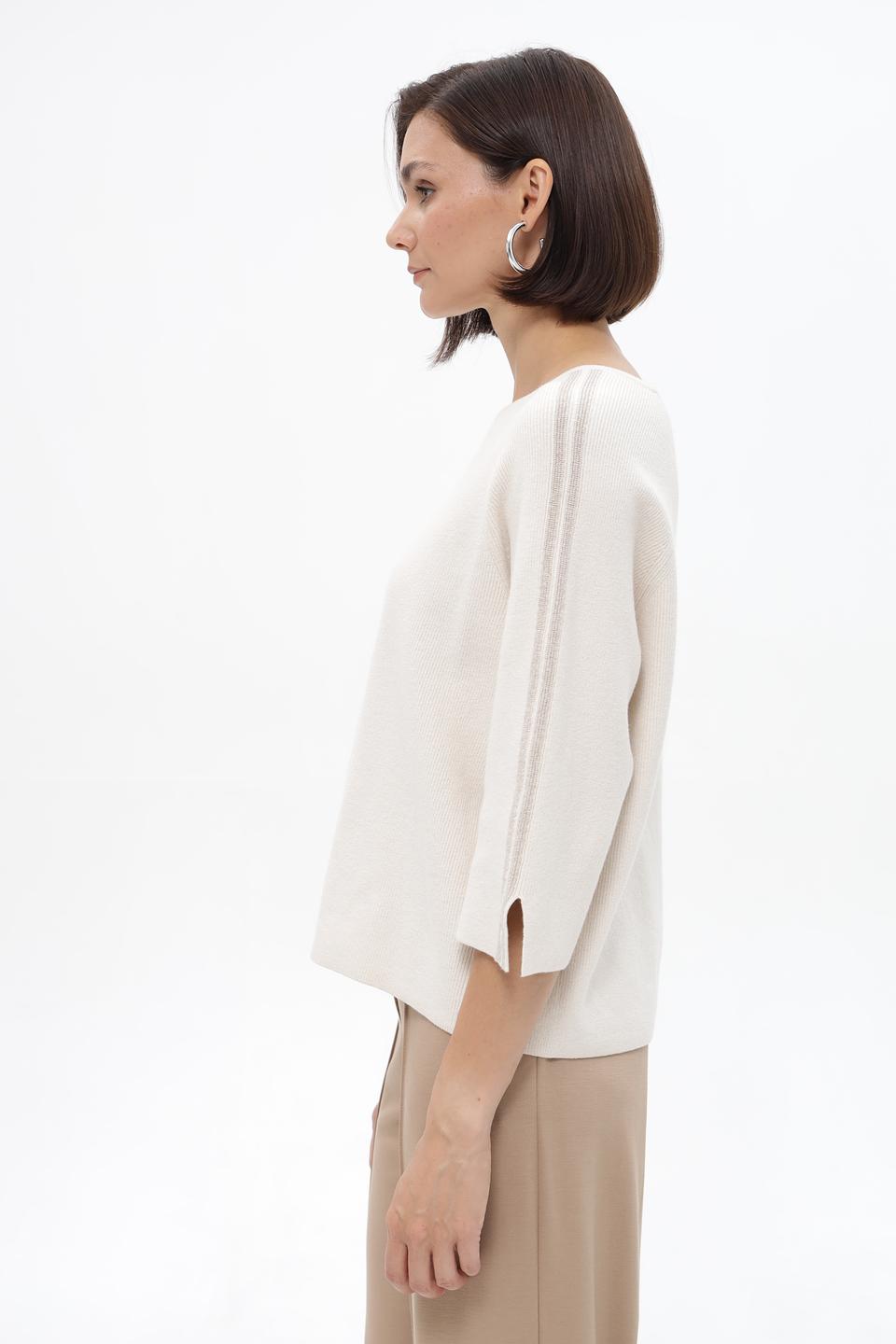 Пуловер Lecomte с разрезами на рукавах