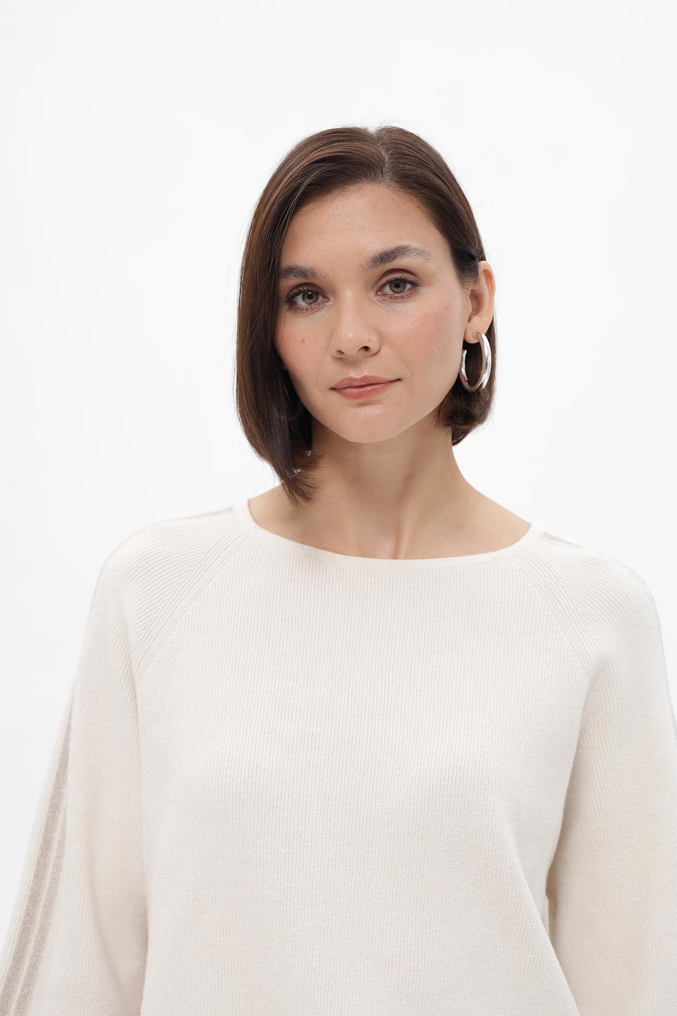 Пуловер Lecomte с разрезами на рукавах