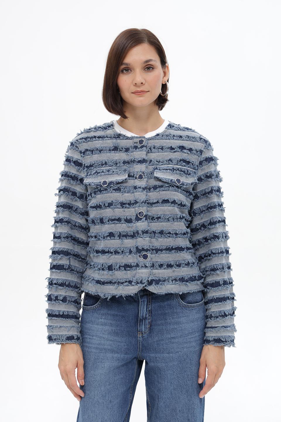 Жакет Lecomte с бахромой