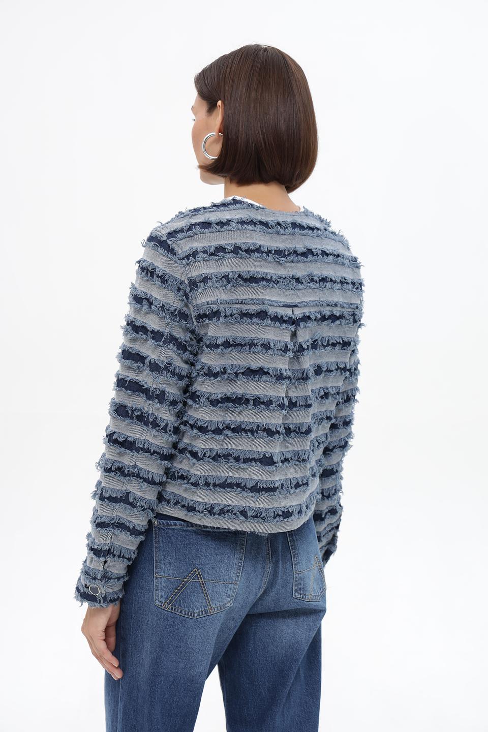 Жакет Lecomte с бахромой