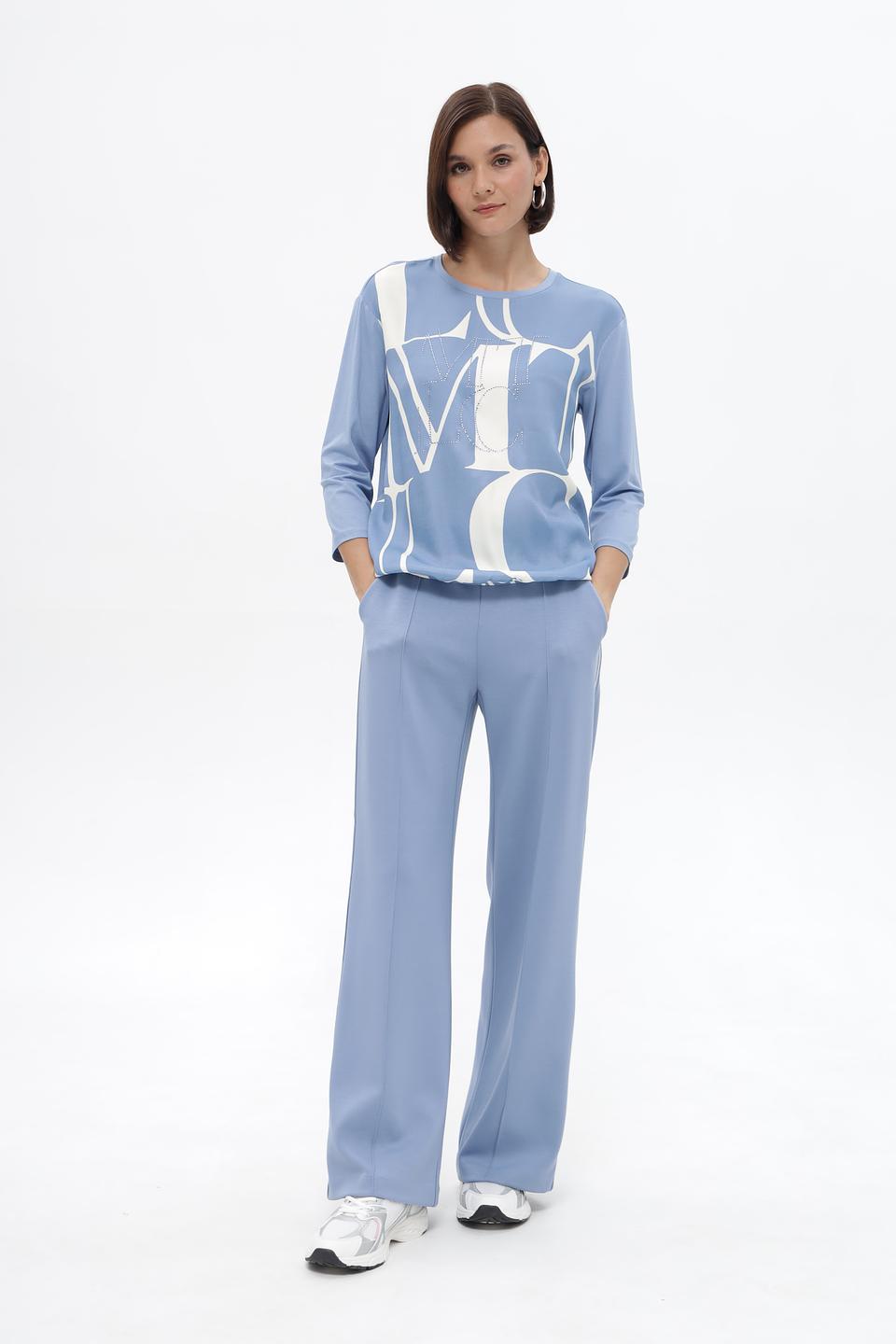 Блузка Lecomte с принтом