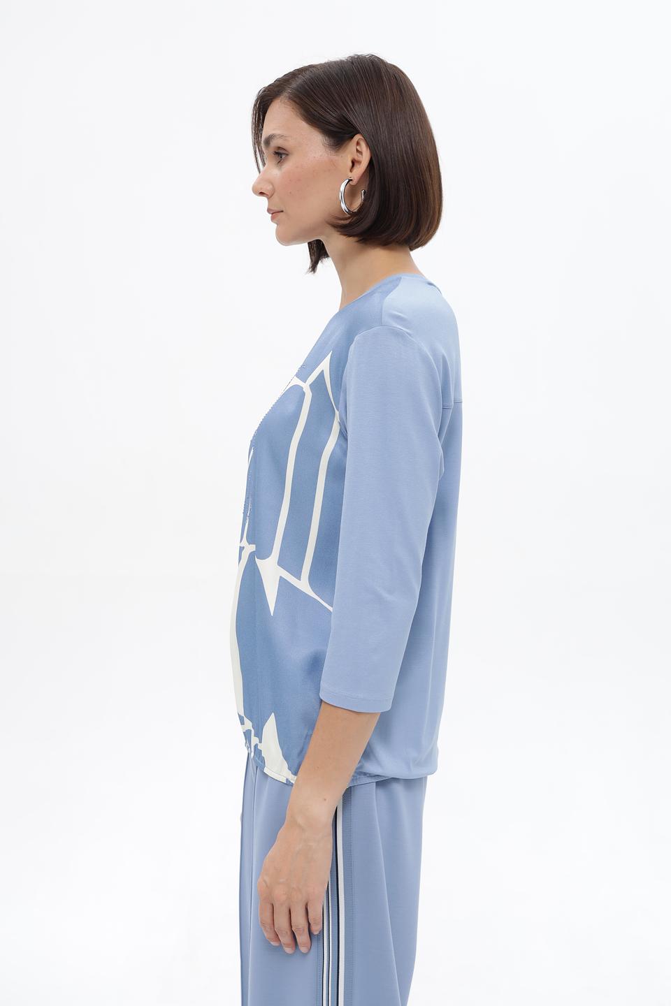 Блузка Lecomte с принтом