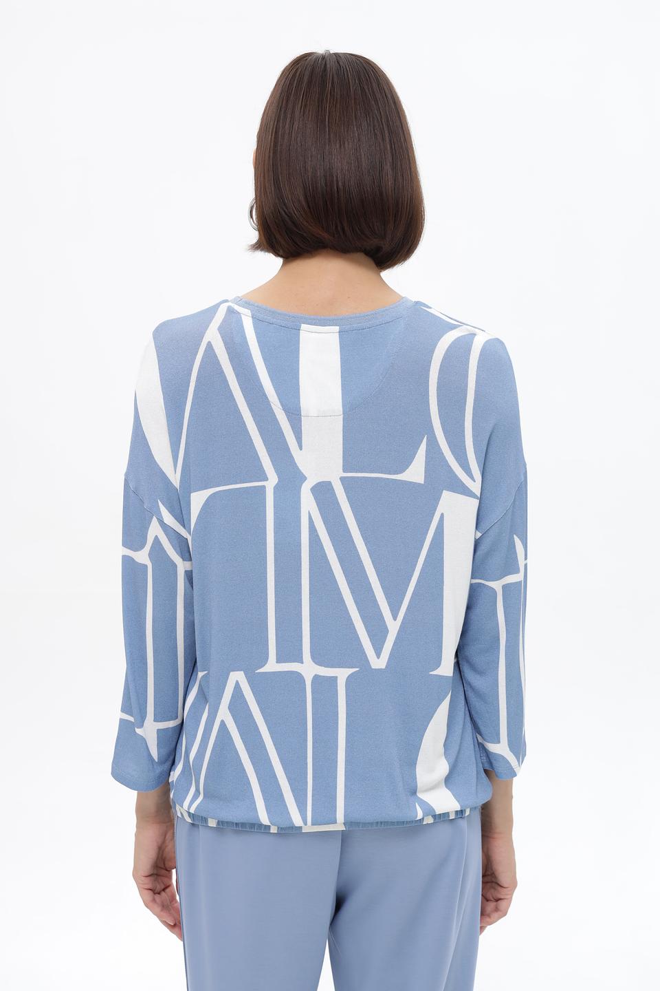 Пуловер Lecomte с принтом