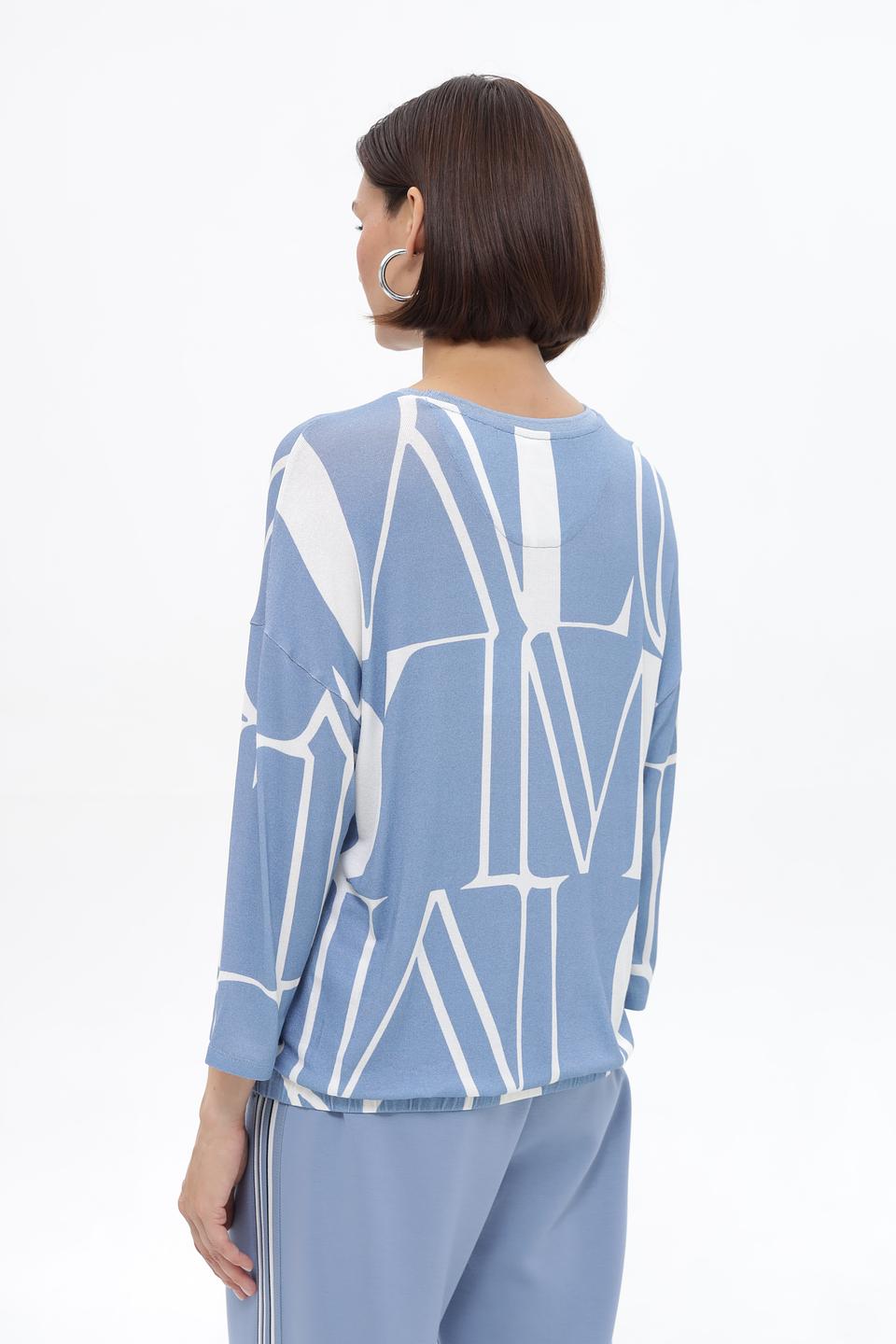 Пуловер Lecomte с принтом