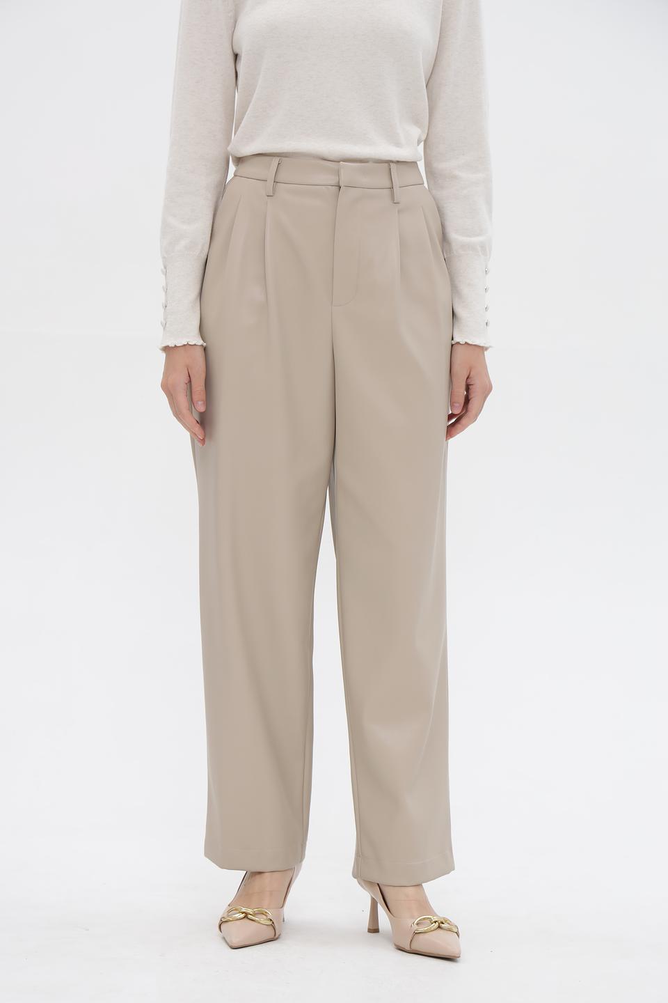 Брюки классические Oui бежевые