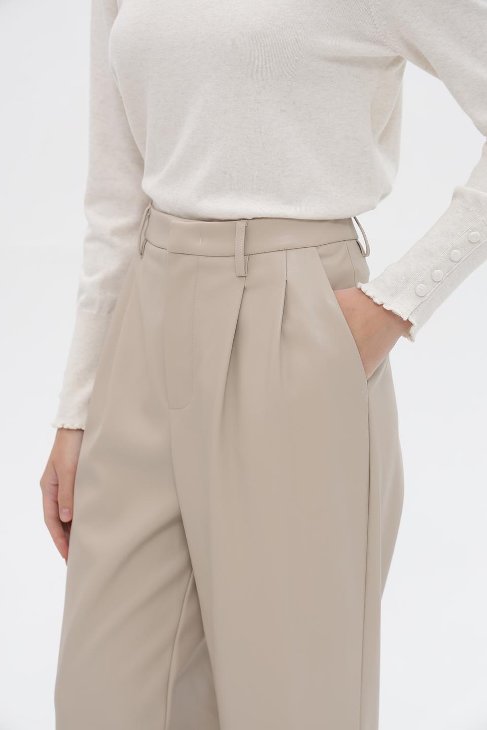 Брюки классические Oui бежевые