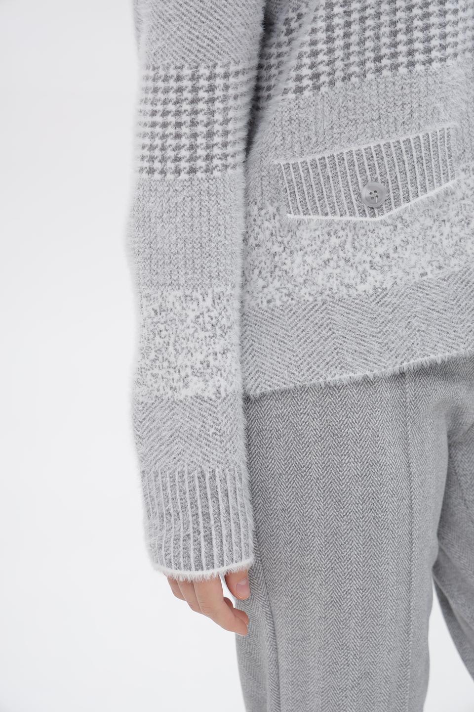 Жакет Bianca с узором в клетку