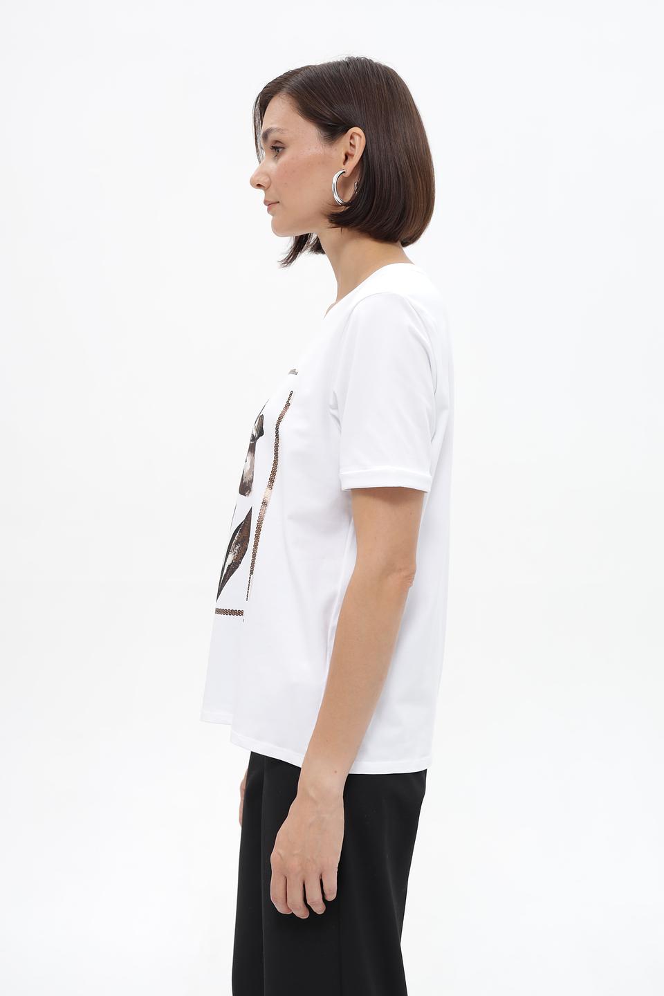 Футболка Betty Barclay с орхидеей