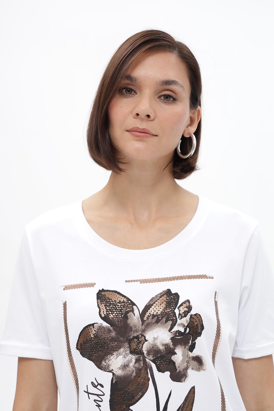 Футболка Betty Barclay с орхидеей