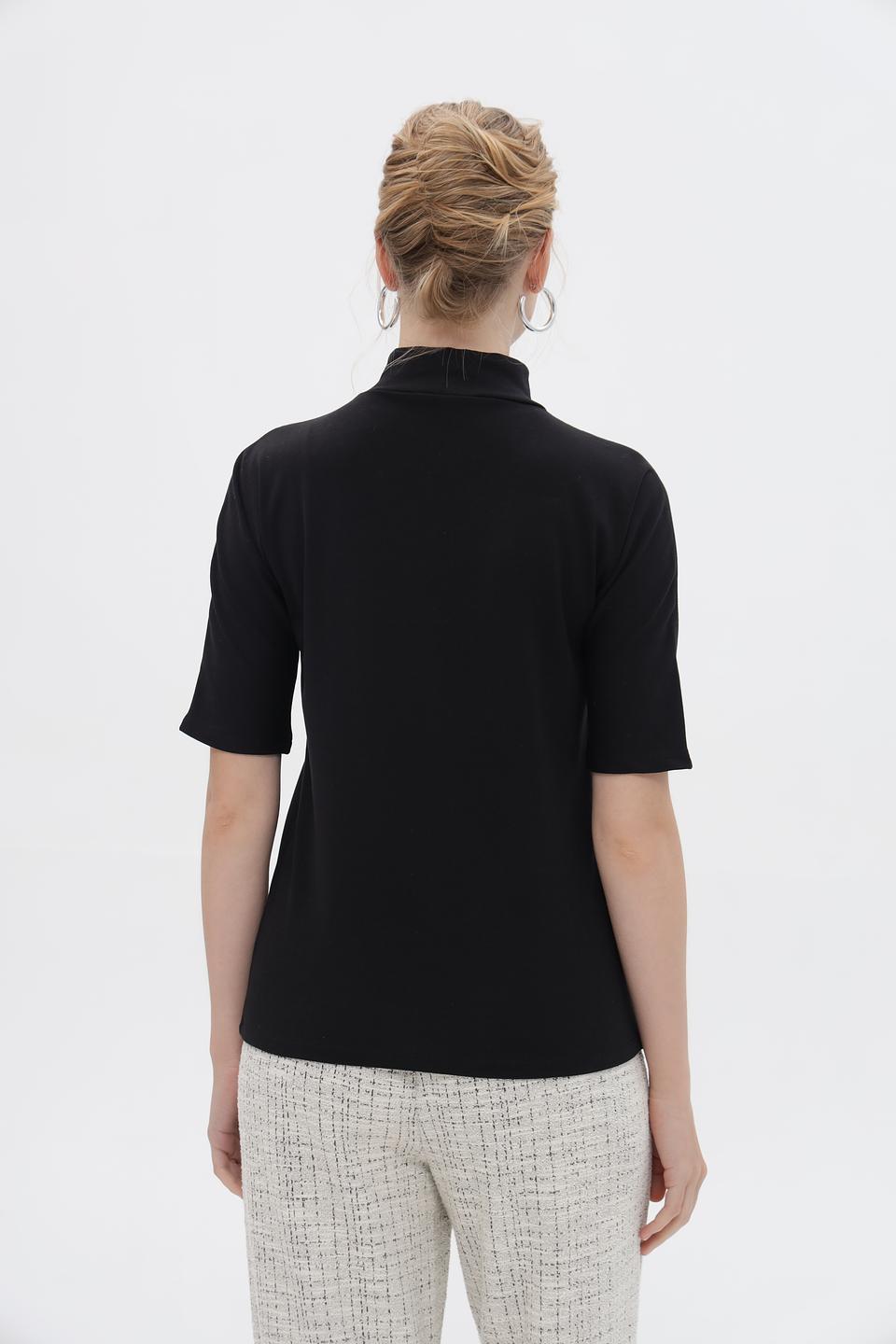 Водолазка Betty Barclay черная с вышивкой