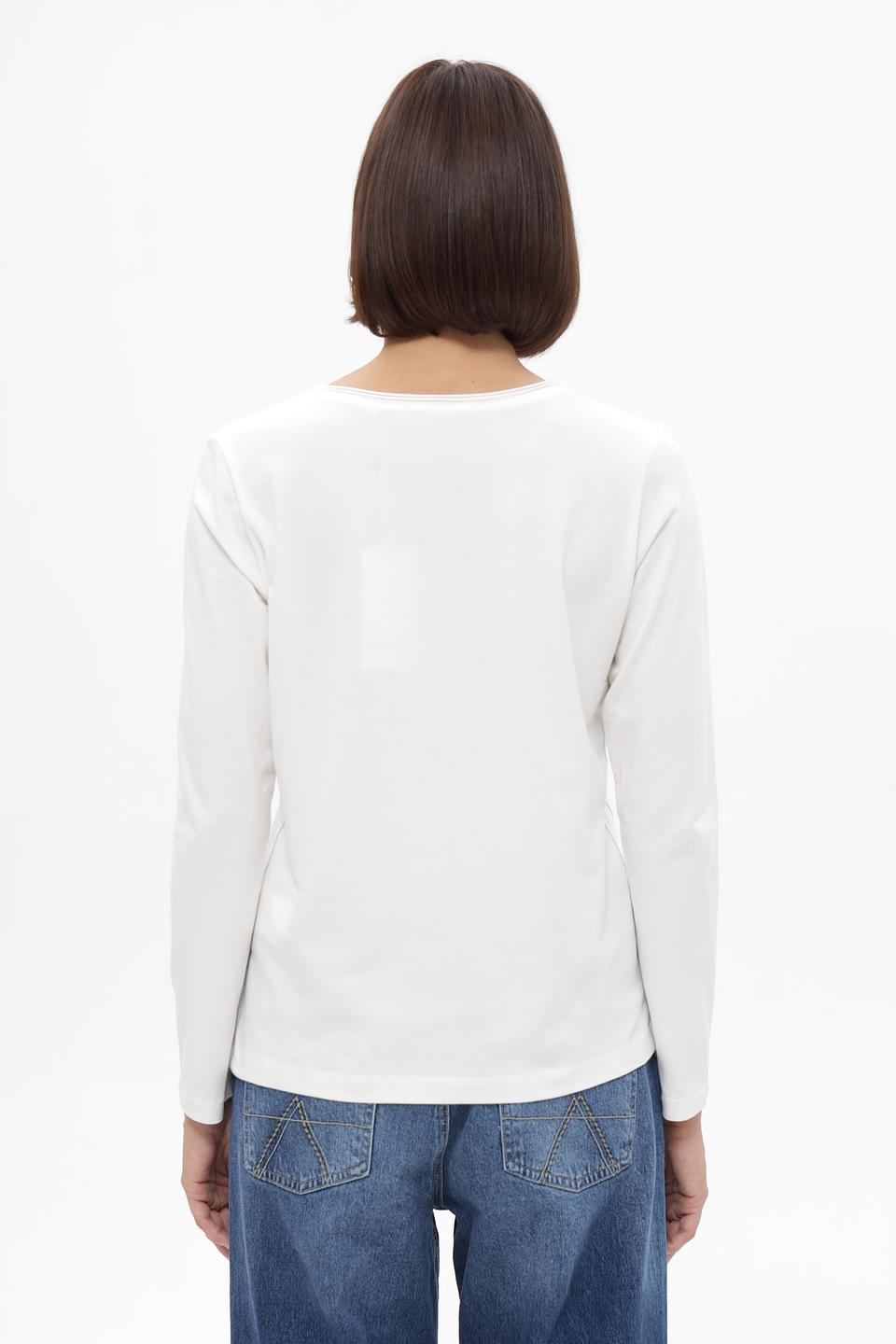 Лонгслив Bianca с принтом