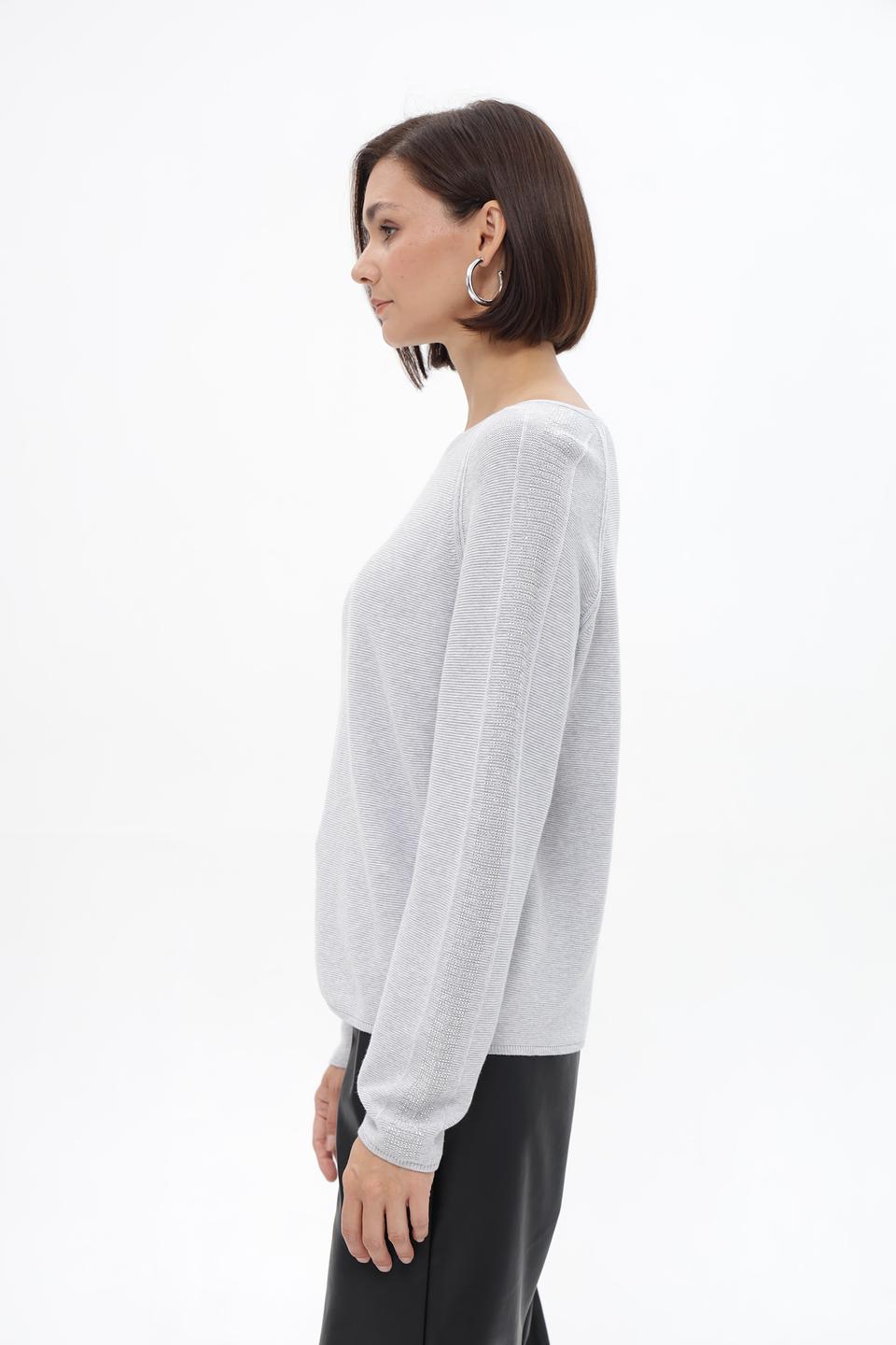 Пуловер Monari серый меланж