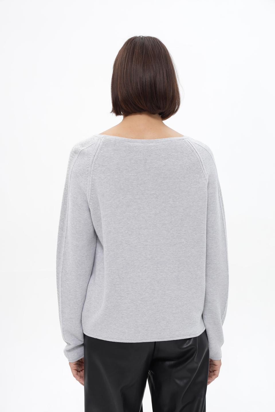 Пуловер Monari серый меланж