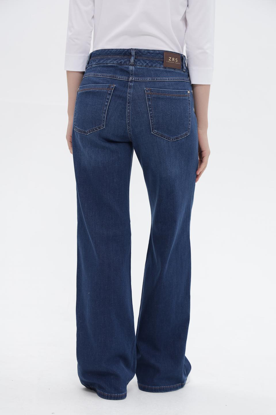Джинсы клеш ZRS синие