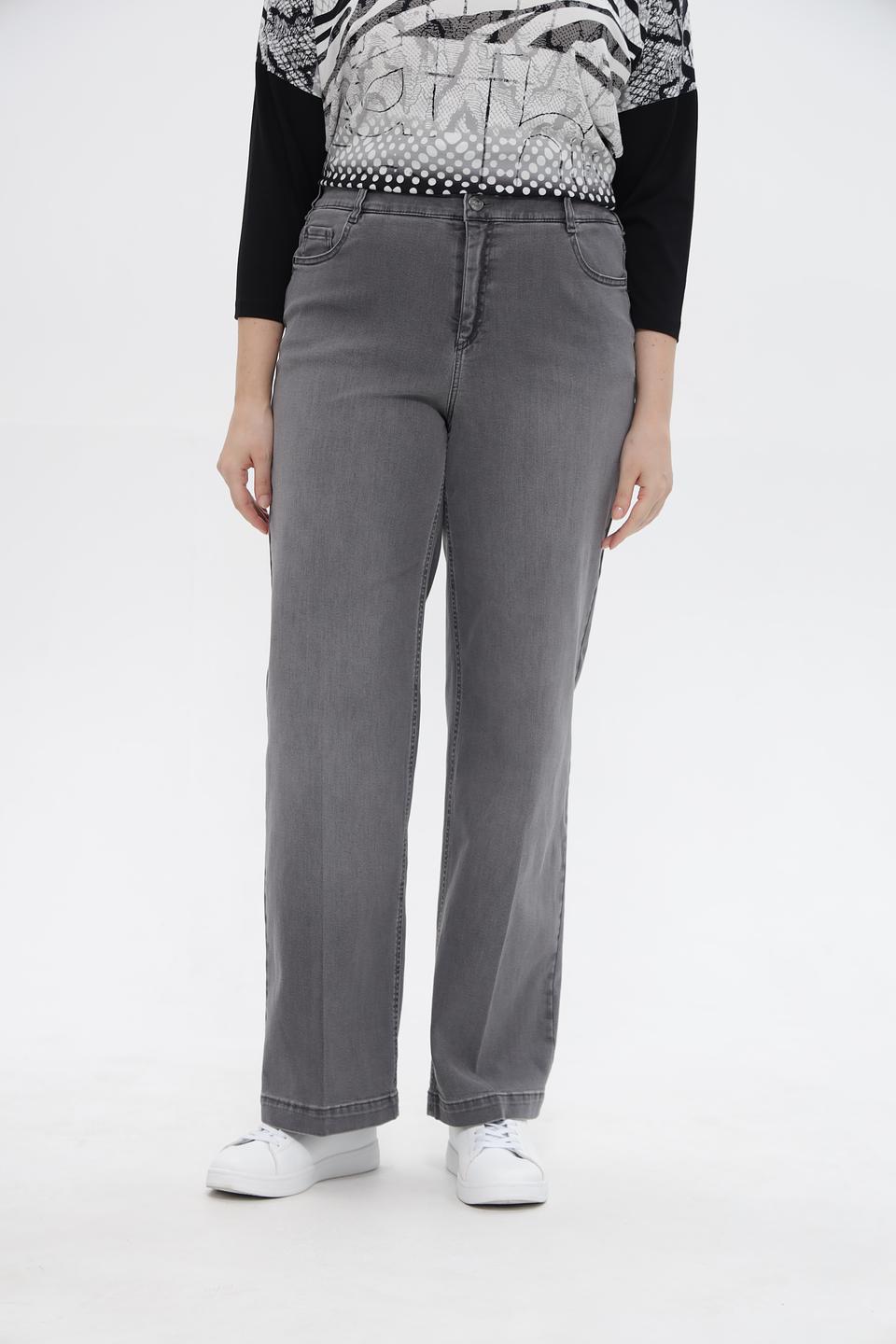 Джинсы Gardeur серые прямые