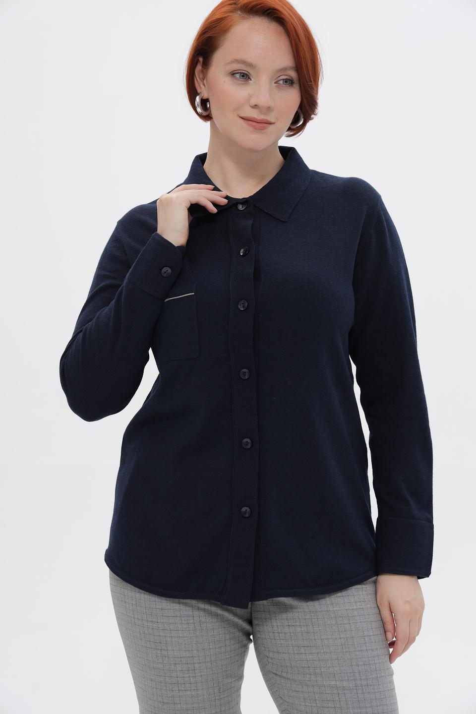 Рубашка Lebek с карманом