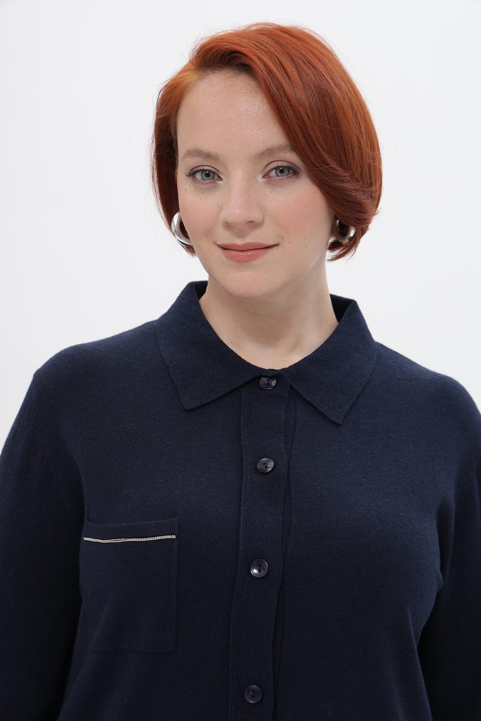 Рубашка Lebek с карманом