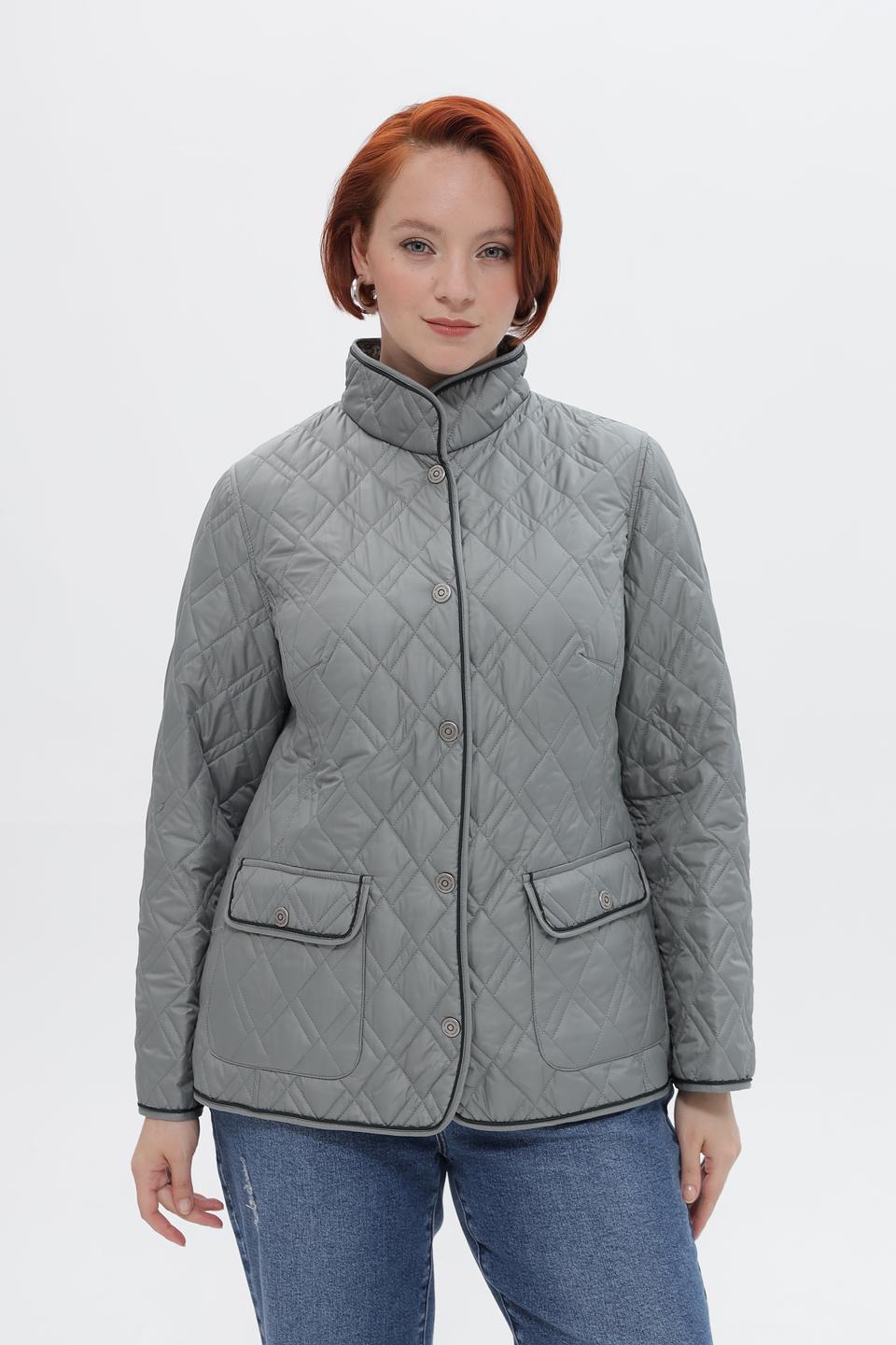 Куртка стеганая Lebek серая