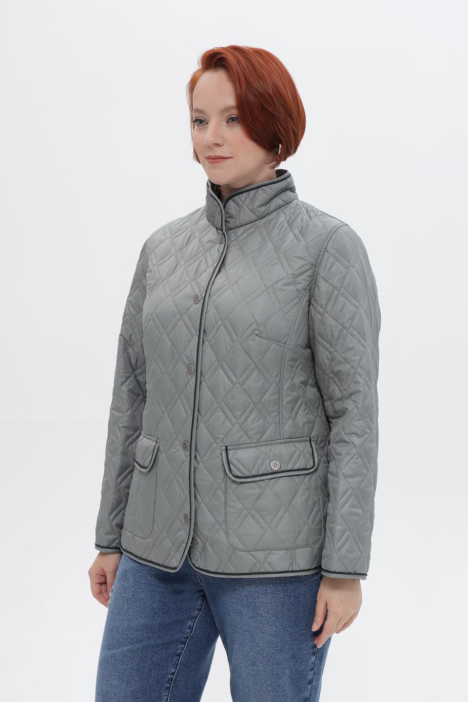 Куртка стеганая Lebek серая