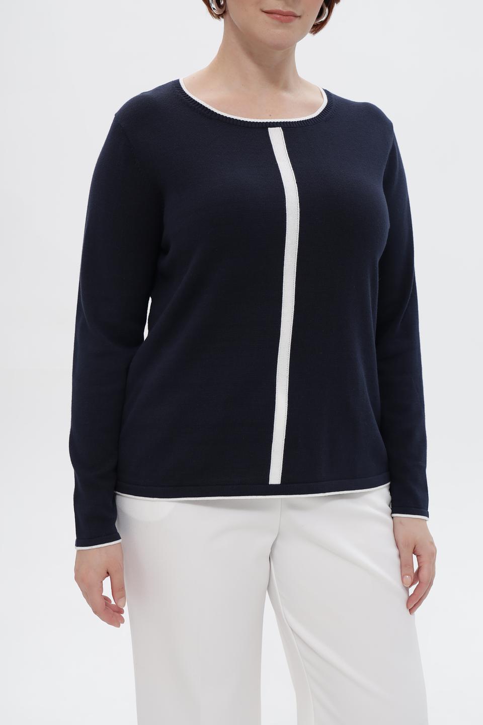 Пуловер Frank Walder с белой полосой