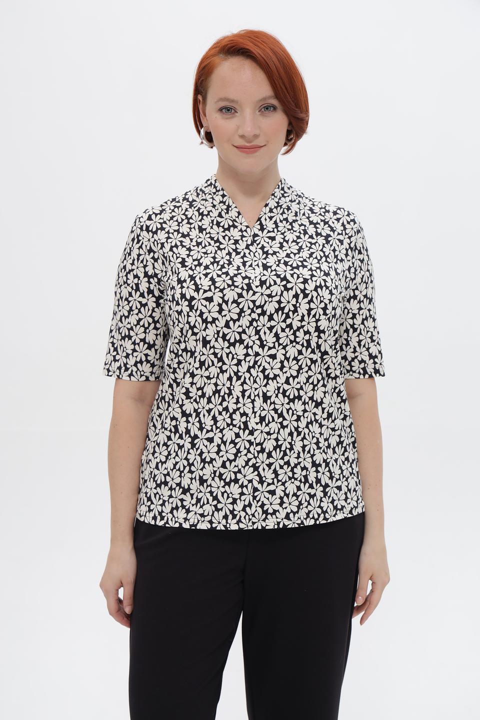 Блуза Frank Walder с цветочным принтом