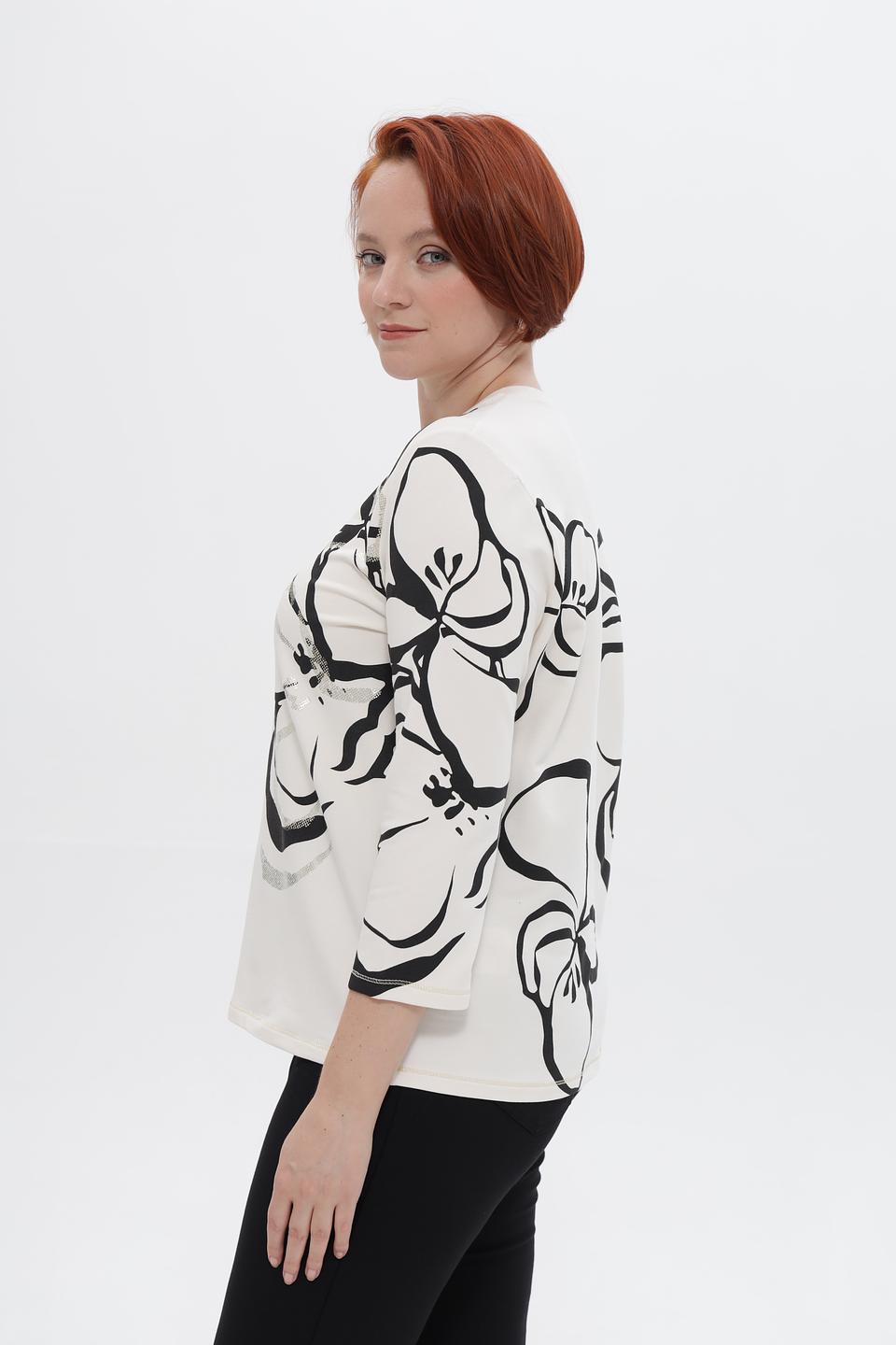 Пуловер Frank Walder с цветами