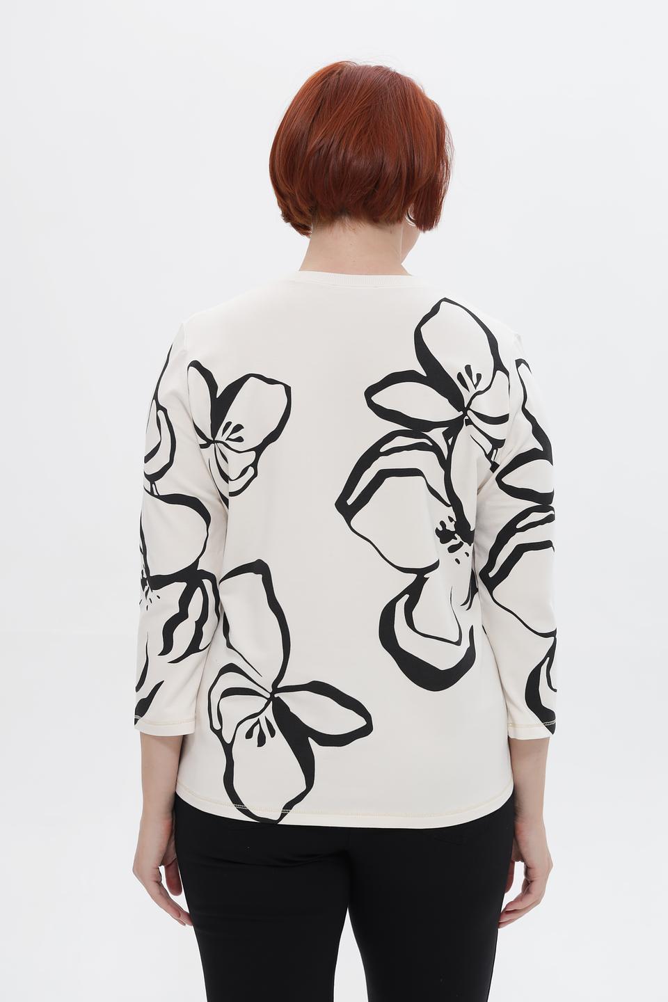 Пуловер Frank Walder с цветами