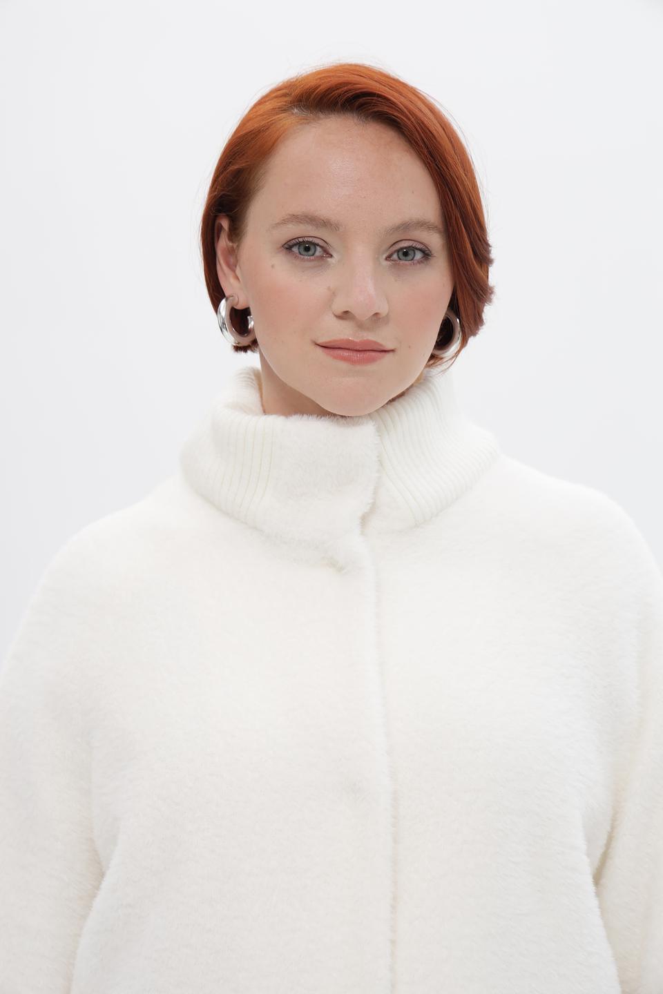 Пальто Lebek из искусственного меха