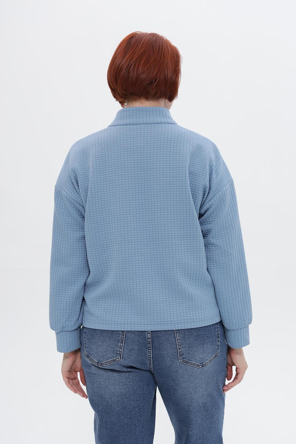 Жакет Rabe collection стеганый голубой