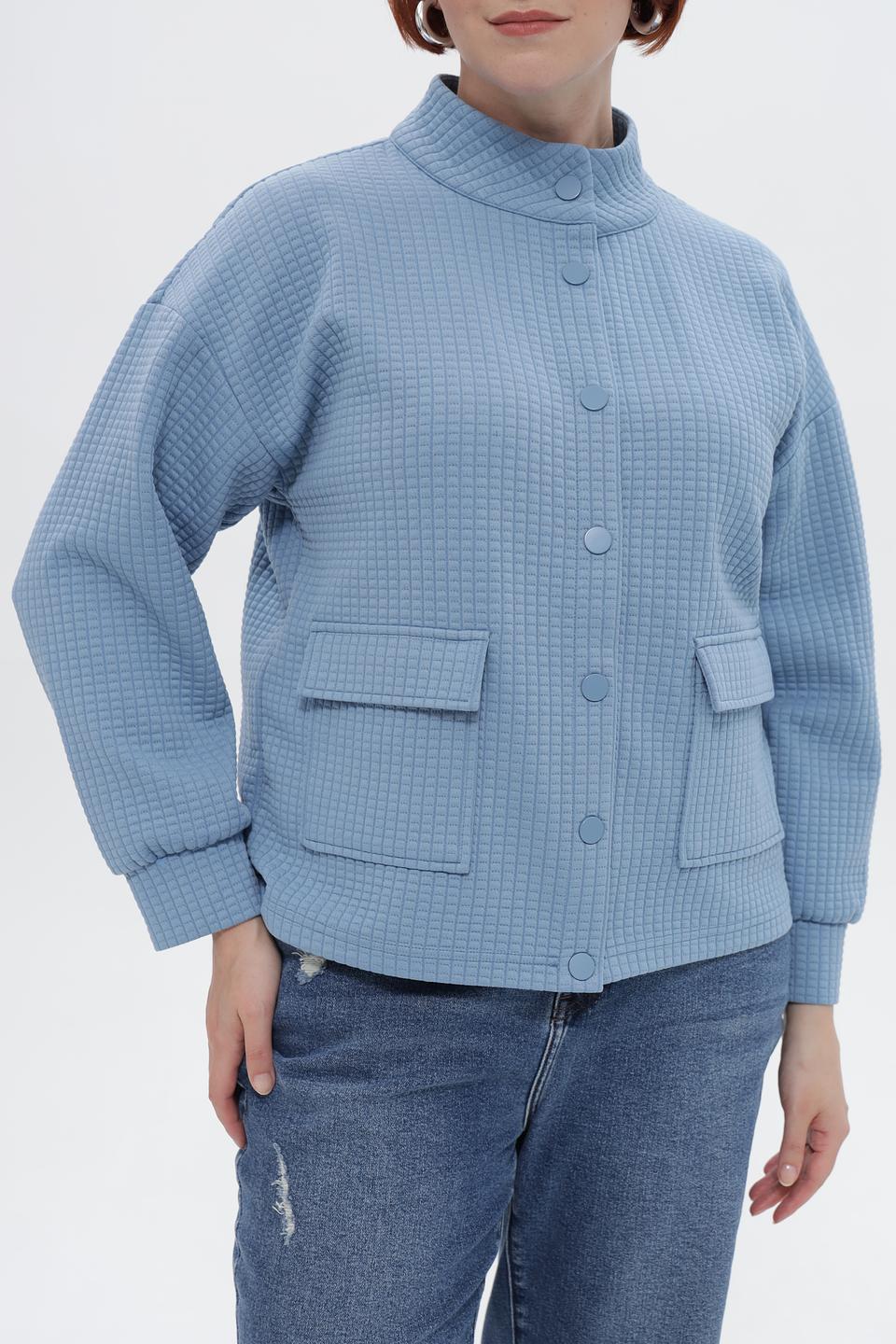 Жакет Rabe collection стеганый голубой