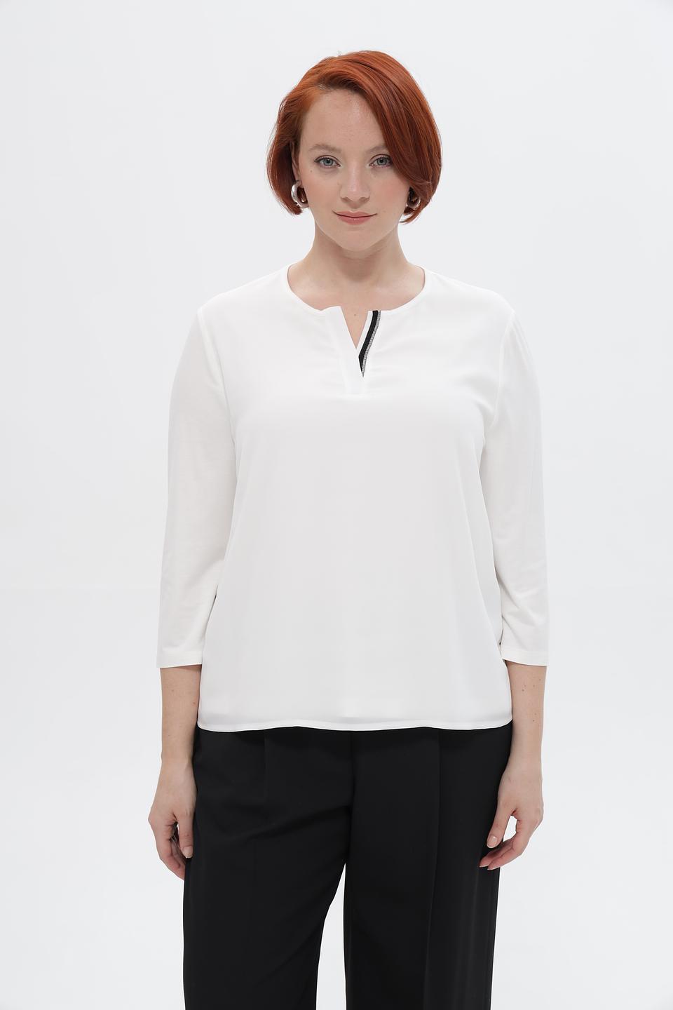 Блузка Frank Walder с V-образным вырезом