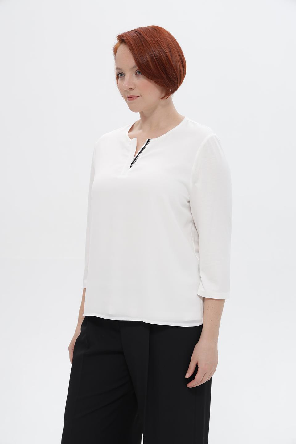 Блузка Frank Walder с V-образным вырезом