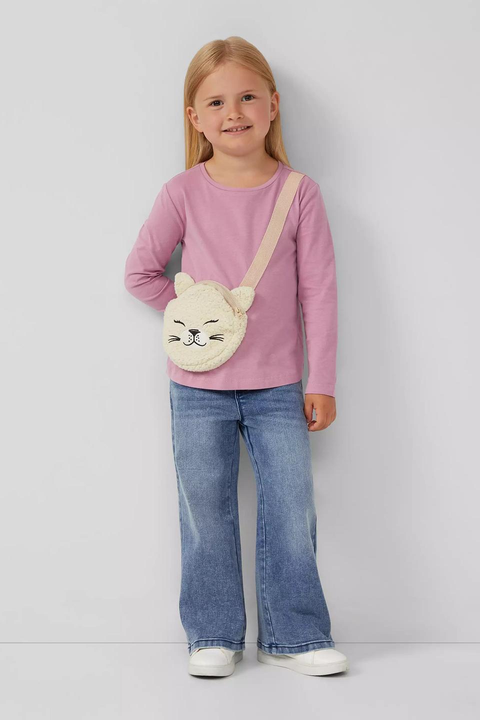 Футболка s.Oliver дев. розовая с длинным рукавом