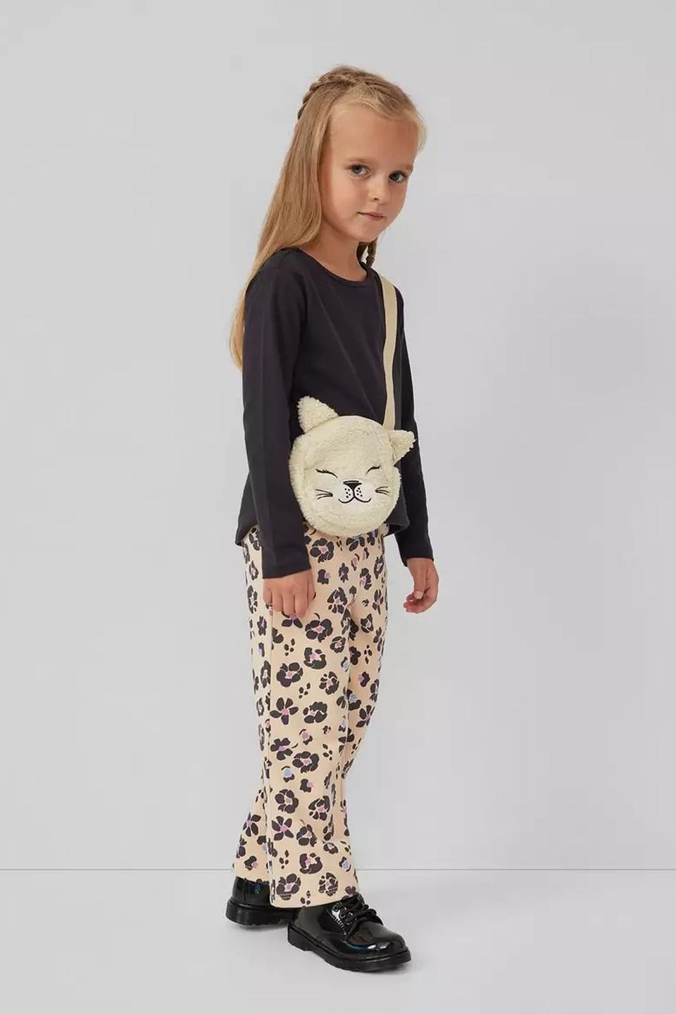 Брюки s.Oliver дев. с леопардовым принтом