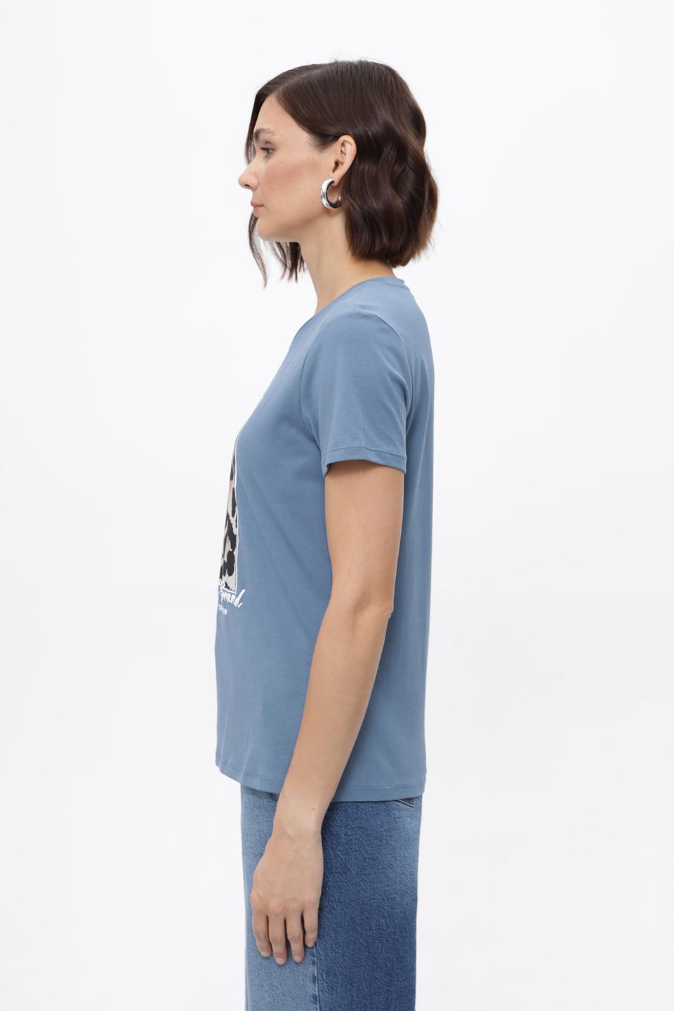 Футболка Tom Tailor denim голубая