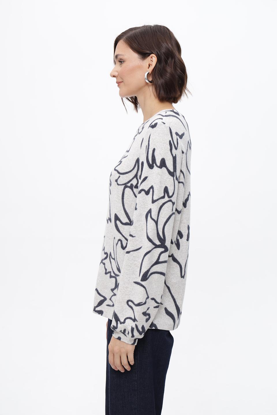 Пуловер Tom Tailor с принтом