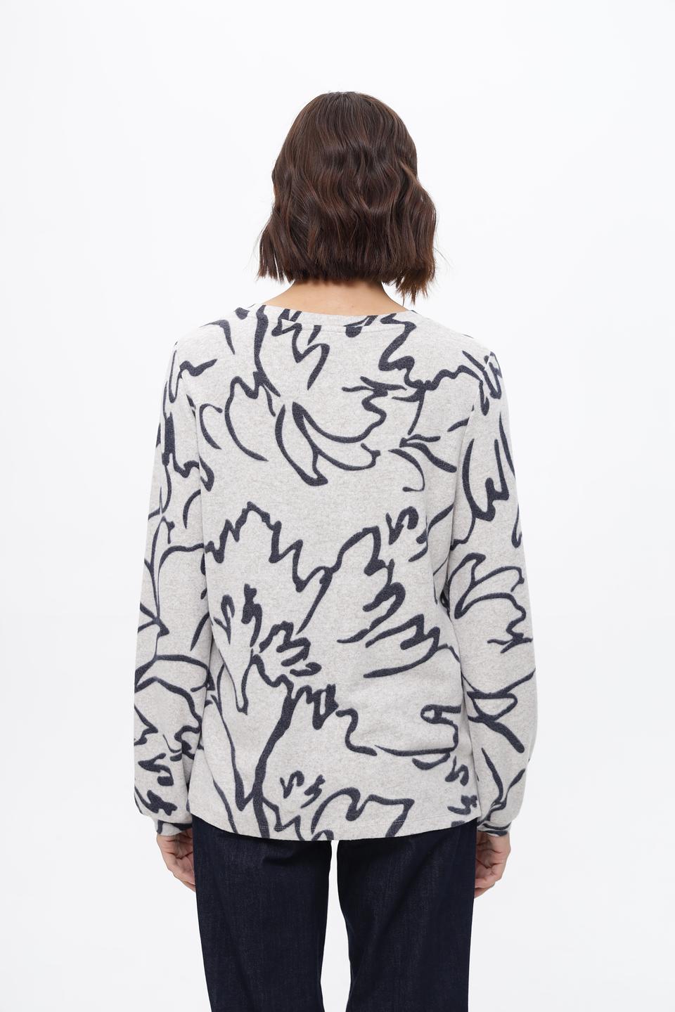 Пуловер Tom Tailor с принтом