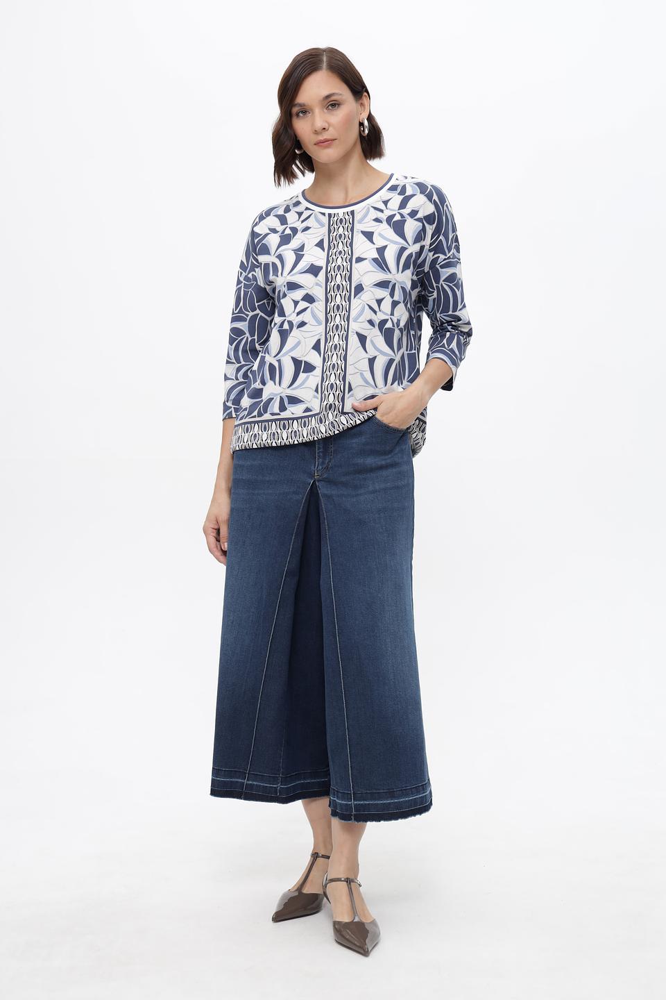 Джинсы-кюлоты Gardeur синие