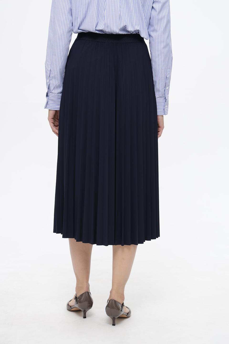 Юбка Gerry Weber плиссированная темно-синяя