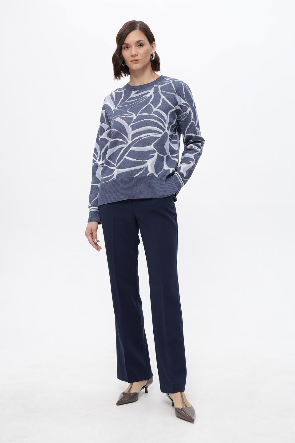 Пуловер Olsen с принтом